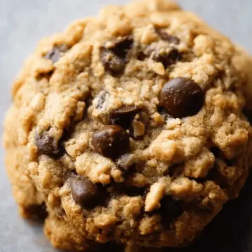 Big Fat Peanut Butter Oatmeal Chocolate Chip Cookies