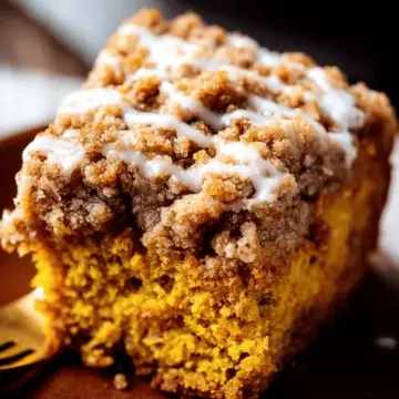 Pumpkin Coffee Cake with Crumb Topping