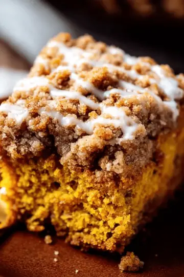 Pumpkin Coffee Cake with Crumb Topping