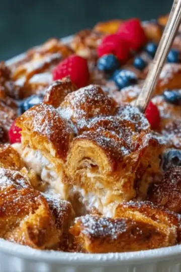 Croissant French Toast Casserole