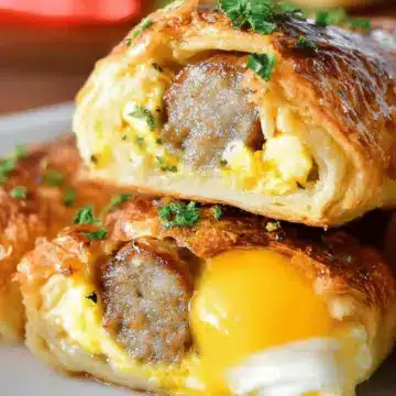 Sausage and Egg Breakfast Rolls