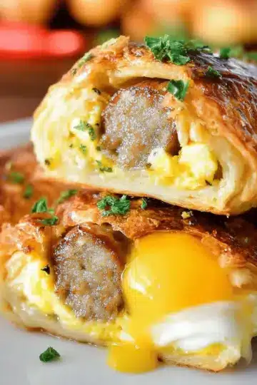 Sausage and Egg Breakfast Rolls