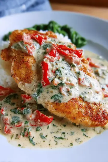 Chicken In Basil Cream
