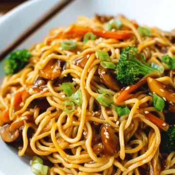 Teriyaki Noodles (Vegan!)
