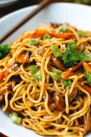 Teriyaki Noodles (Vegan!)