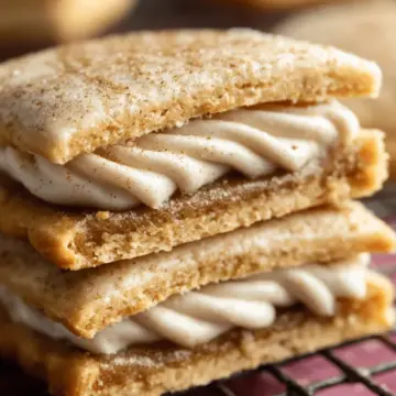 Frosted Brown Sugar Cinnamon Pop Tart Cookies