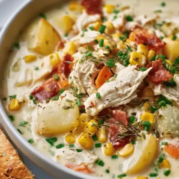 Slow Cooker Chicken Corn Chowder