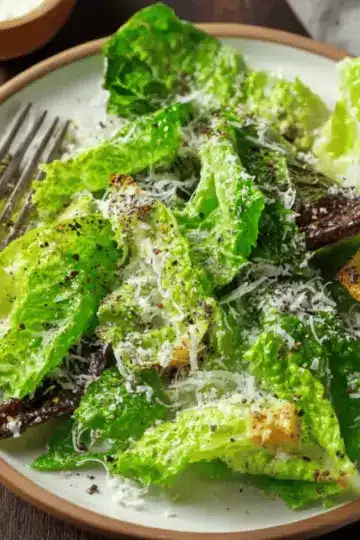 Lemon Parmesan Lettuce Salad Recipe
