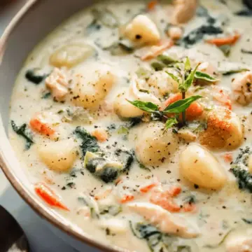 Olive Garden Chicken Gnocchi Soup