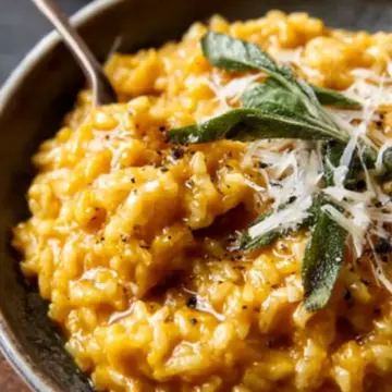 Creamy Baked Pumpkin Risotto