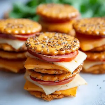 Ritz Cracker Party Sandwiches
