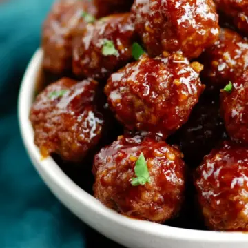 Slow Cooker Honey Garlic Meatballs