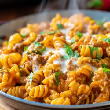 One Pot Enchilada Pasta