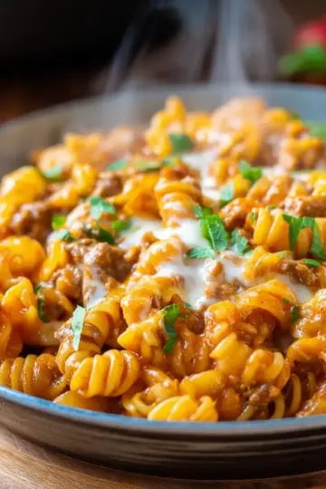 One Pot Enchilada Pasta