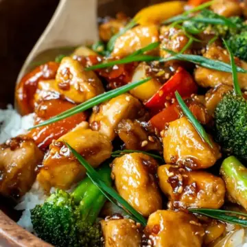 Honey Garlic Chicken Stir Fry