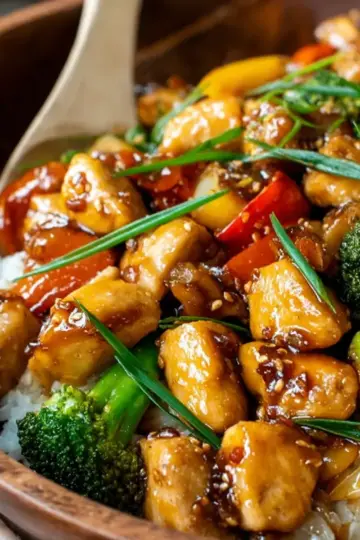 Honey Garlic Chicken Stir Fry