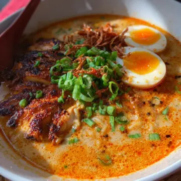 Creamy Spicy Chicken Ramen