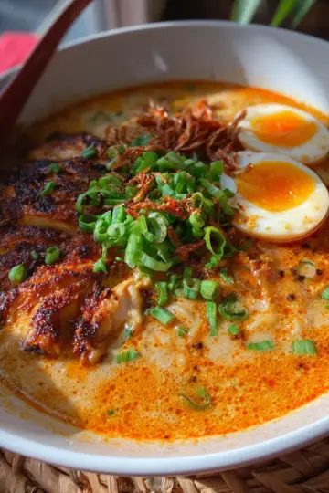 Creamy Spicy Chicken Ramen