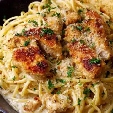 Garlic Parmesan Chicken Pasta