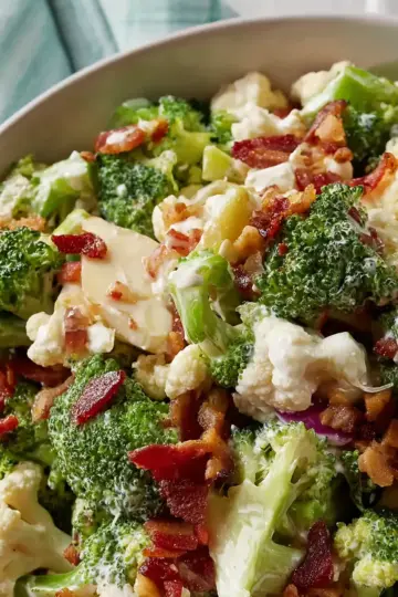 Barb's Broccoli-Cauliflower Salad