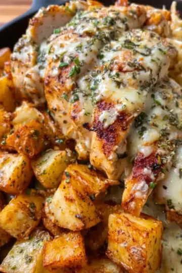 Garlic Parmesan Chicken and Potatoes