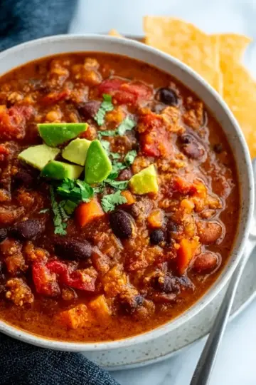 Homemade Vegetarian Chili