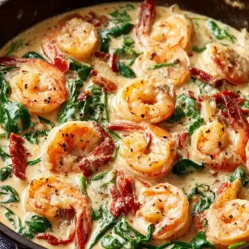 Easy Creamy Tuscan Shrimp Recipe