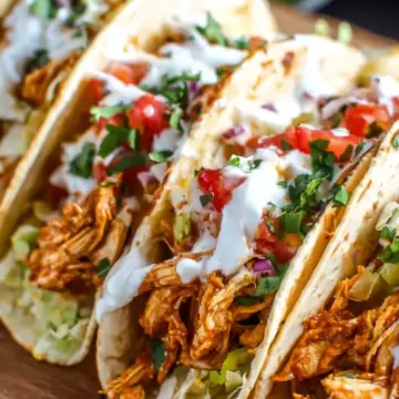 Shredded Chicken Tacos