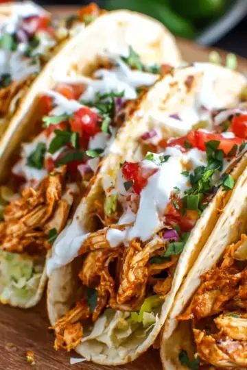 Shredded Chicken Tacos