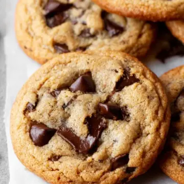 The BEST Chewy Brown Butter Chocolate Chip Cookies