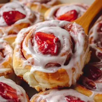 Strawberry Cinnamon Rolls