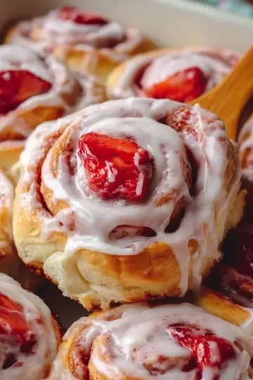 Strawberry Cinnamon Rolls