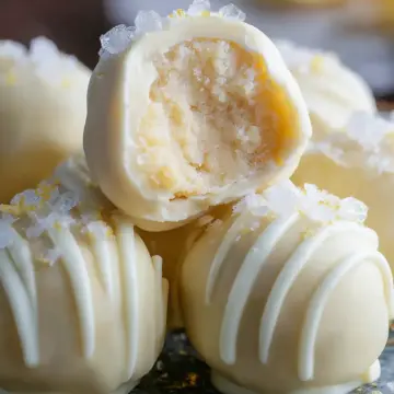 White Chocolate and Lemon Truffles