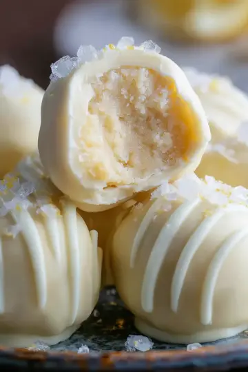 White Chocolate and Lemon Truffles