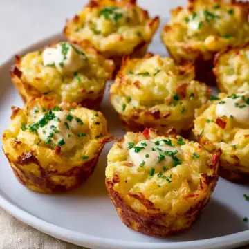 Cheesy Mashed Potato Puffs Recipe