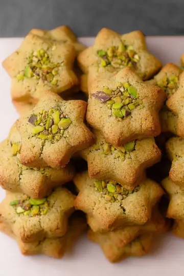 Persian Chickpea Cookies with Pistachio (Nan-e Nokhodchi)