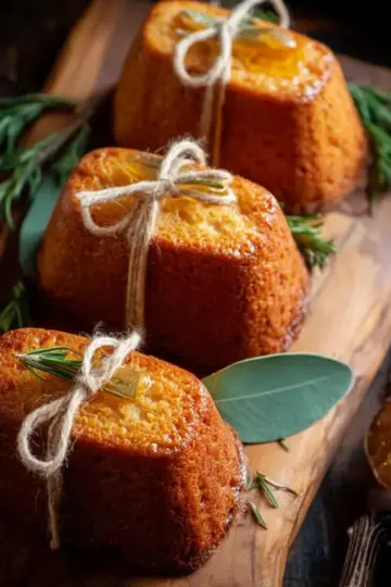 Orange Ginger Honey Cakes