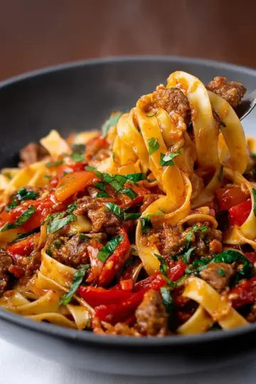 Italian Drunken Noodles