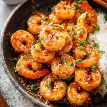 Minute Honey Garlic Shrimp