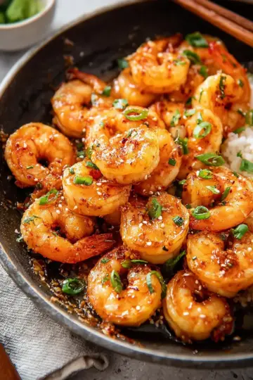 Minute Honey Garlic Shrimp