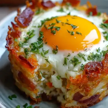 Baked Eggs Napoleon