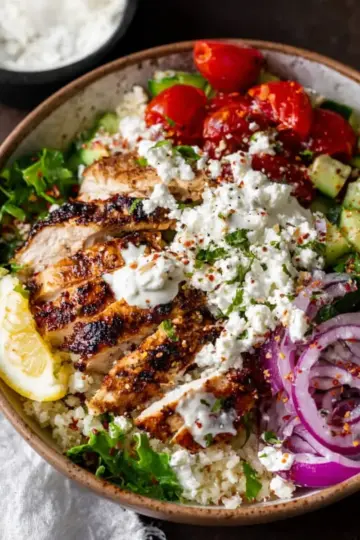 Greek Chicken Bowls