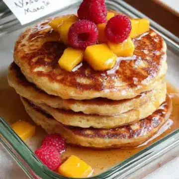 Fluffy Mango Pancakes