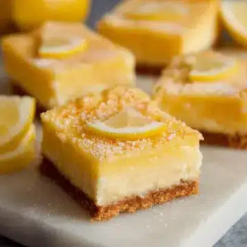 Lemon Cheesecake Bars