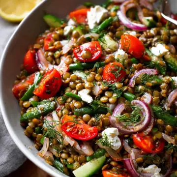 Mediterranean Lentil Salad