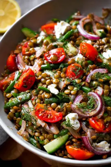 Mediterranean Lentil Salad