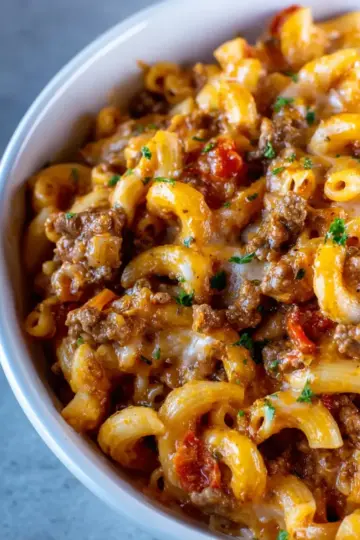 Cheeseburger Pasta