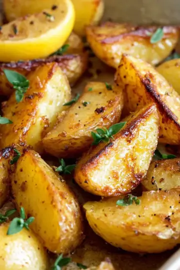 Greek Lemon Potatoes