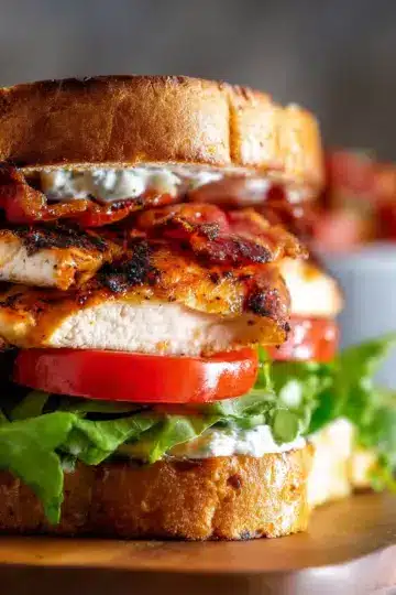 Grilled Chicken Club Sandwich Recipe