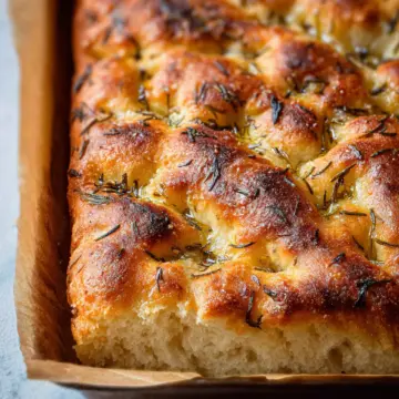 No Knead Focaccia